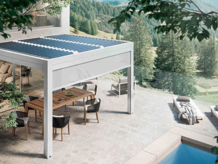 Anche le pergole producono energia